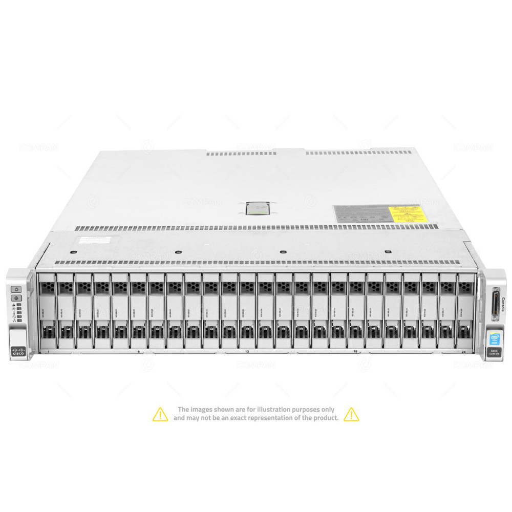 CISCO UCSC C240 M4SX 26SFF 2x Xeon E5-2620 V4 256GB RAM 2x 300GB 12G SAS HDD